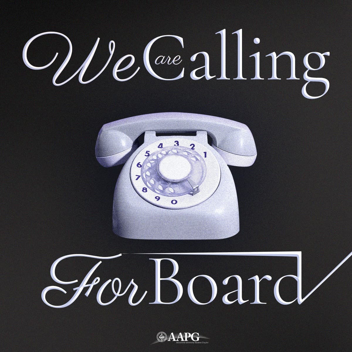 Calling for members poster